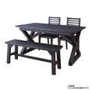 ダイニングベンチ 椅子 ベンチ ダイニング 室内 木製 天然木 木目 マホガニー 重厚 【納期A】【azm-nw-883b】