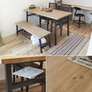 ダイニングテーブル 収納ラックつき 木製 4人用 【納期A】【azm-nw-891t】