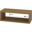 ラック 棚 パズル シンプル 形状 デザイン 組み合わせ 収納棚 インテリア 木目 柄 おしゃれ リビング ダイニング アクセント 家具 茶色 ブラウン 白 ホワイト 【納期A】【azm-nws-556】