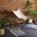 折りたたみ ガーデンテーブル キャンプ アウトドア 木製 折畳み テーブル 収納バックつき フォールティングテーブル 【納期B】【azm-nx-513】