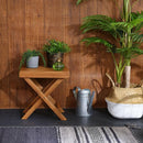 折りたたみ ガーデンテーブル キャンプ アウトドア 木製 折畳み テーブル 収納バックつき フォールティングテーブル 【納期B】【azm-nx-513】