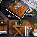 折りたたみ ガーデンテーブル キャンプ アウトドア 木製 折畳み テーブル 収納バックつき フォールティングテーブル 【納期B】【azm-nx-513】