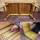 ガーデンテーブル 木製 折りたたみ おしゃれ アウトドア 折り畳み式テーブル 軽量 ロー ミニ キャンプ 【納期B】【azm-nx-514】