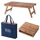 ガーデンテーブル 木製 折りたたみ おしゃれ アウトドア 折り畳み式テーブル 軽量 ロー ミニ キャンプ 【納期B】【azm-nx-514】