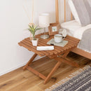 ガーデンテーブル サブテーブル 折りたたみ 折畳み アウトドア キャンプ 庭 テラス ベランダ 屋上 屋外 おしゃれ ナチュラル カントリー デザイン シンプル 【納期B】【azm-nx-531】