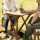 ガーデンテーブル サイドテーブル 折りたたみ 折畳み アウトドア キャンプ 庭 テラス ベランダ 屋上 おしゃれ ナチュラル カントリー デザイン シンプル 北欧 【納期B】【azm-nx-532】