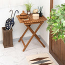 ガーデンテーブル サイドテーブル 折りたたみ 折畳み アウトドア キャンプ 庭 テラス ベランダ 屋上 おしゃれ ナチュラル カントリー デザイン シンプル 北欧 【納期B】【azm-nx-532】