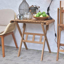 ガーデンテーブル サイドテーブル ミニ テーブル 折りたたみ 折畳み アウトドア キャンプ 庭 テラス ベランダ 屋上 屋外 おしゃれ ナチュラル カントリー 北欧 【納期B】【azm-nx-533】