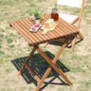 ガーデンテーブル 木製 折りたたみ アウトドア キャンプ 庭 ベランダ 【納期A】【azm-nx-902】