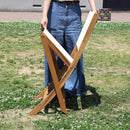 ガーデンチェア 折りたたみ 折畳み 椅子 イス 庭 テラス ベランダ 屋上 屋外 おしゃれ ナチュラル カントリー デザイン シンプル 北欧 アメリカン 肘なし 【納期A】【azm-nx-911】