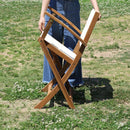 ガーデンチェア 折りたたみ 折畳み 椅子 イス 庭 テラス ベランダ 屋上 屋外 おしゃれ ナチュラル カントリー デザイン シンプル 北欧 ひじ掛け 肘付き 【納期A】【azm-nx-912】