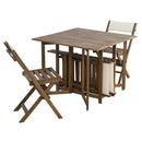 ダイニングテーブルセット 5点 5人 北欧 折りたたみ 収納 ガーデン 北欧 モダン ダイニングテーブル 椅子 チェア セット ダイニング5点セット 【納期A】【azm-nx-930】