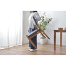 ダイニングチェア チェア 椅子 イス ダイニング アウトドア風 アカシア材 天然木 軽量 持ち運び 取っ手付き メッシュ生地 ベランダ ナチュラル シンプル 【納期A】【azm-nx-933】