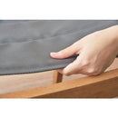 ダイニングチェア チェア 椅子 イス ダイニング アウトドア風 アカシア材 天然木 軽量 持ち運び 取っ手付き メッシュ生地 ベランダ ナチュラル シンプル 【納期A】【azm-nx-933】