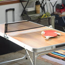 折りたたみテーブル ピンポン台 卓球台 卓球テーブル アウトドア テーブル 折り畳み キャンプ バーベキュー 幅120cm 携帯 持ち運び 【納期B】【azm-odl-555】