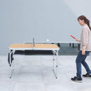折りたたみテーブル ピンポン台 卓球台 卓球テーブル アウトドア テーブル 折り畳み キャンプ バーベキュー 幅120cm 携帯 持ち運び 【納期B】【azm-odl-555】