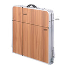 折りたたみテーブル ピンポン台 卓球台 卓球テーブル アウトドア テーブル 折り畳み キャンプ バーベキュー 幅120cm 携帯 持ち運び 【納期B】【azm-odl-555】