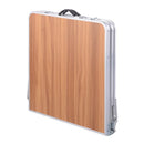 折りたたみテーブル ピンポン台 卓球台 卓球テーブル アウトドア テーブル 折り畳み キャンプ バーベキュー 幅120cm 携帯 持ち運び 【納期B】【azm-odl-555】