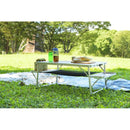 折りたたみテーブル アウトドアテーブル おしゃれ テーブル 折り畳み 折畳み センターテーブル ローテーブル リビングテーブル 棚付き キャンプ アウトドア 【納期B】【azm-odl-556】