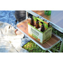 折りたたみテーブル アウトドアテーブル おしゃれ テーブル 折り畳み 折畳み センターテーブル ローテーブル リビングテーブル 棚付き キャンプ アウトドア 【納期B】【azm-odl-556】