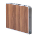 折りたたみテーブル アウトドアテーブル おしゃれ テーブル 折り畳み 折畳み センターテーブル ローテーブル リビングテーブル 棚付き キャンプ アウトドア 【納期B】【azm-odl-556】