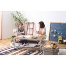 折りたたみテーブル アウトドアテーブル おしゃれ テーブル 折り畳み 折畳み センターテーブル ローテーブル リビングテーブル 棚付き キャンプ アウトドア 【納期B】【azm-odl-556】