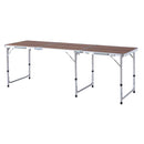 アウトドアテーブル キャンプ アウトドア テーブル 折りたたみ 折り畳みテーブル おしゃれ ハイテーブル ワイド 幅 180cm 天板 便利 持ち運び 携帯 屋外 【納期B】【azm-odl-557】