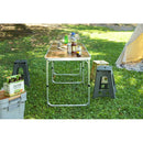 アウトドアテーブル キャンプ アウトドア テーブル 折りたたみ 折り畳みテーブル おしゃれ ハイテーブル ワイド 幅 180cm 天板 便利 持ち運び 携帯 屋外 【納期B】【azm-odl-557】