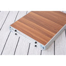 アウトドアテーブル 大型 折り畳み テーブル 屋外 キャンプ アウトドア テーブル 折りたたみテーブル おしゃれ ワイド 幅 180cm 天板 木目柄 シンプル 屋外 【納期B】【azm-odl-558】