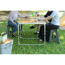 アウトドアテーブル 大型 折り畳み テーブル 屋外 キャンプ アウトドア テーブル 折りたたみテーブル おしゃれ ワイド 幅 180cm 天板 木目柄 シンプル 屋外 【納期B】【azm-odl-558】