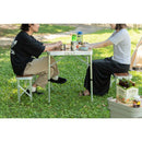 アウトドアセット テーブル ベンチ 3点セット 折りたたみ 収納 コンパクト キャンプ アウトドア 折り畳みテーブル 椅子 おしゃれ 天板 木目柄 便利 持ち運び 【納期B】【azm-odl-559】