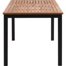 ダイニングテーブル シンプル おしゃれ 北欧 テーブル ダイニング 机 カジュアル 4人掛け 四人用 天然木製 天板 金属 脚 スタイリッシュ 半屋外 ベランダ 屋上 【納期A】【azm-ods-74】