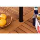 ダイニングテーブル シンプル おしゃれ 北欧 テーブル ダイニング 机 カジュアル 4人掛け 四人用 天然木製 天板 金属 脚 スタイリッシュ 半屋外 ベランダ 屋上 【納期A】【azm-ods-74】