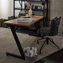 デスク 机 おしゃれ モダン スタイリッシュ 北欧 Z型脚 スチール 脚 鉄製 シンプル オフィス 事務所 書斎 勉強机 パソコンデスク 幅120cm 奥行60cm 高さ75cm 【納期A】【azm-of-03】