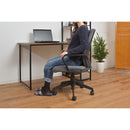 オフィスチェア 昇降 ロッキング機能 回転式 座面 クッション 厚み キャスター 脚 おしゃれ シンプル グレー ブルー 青 パソコンチェア 事務椅子 デスクチェア 【納期A】【azm-ofc-30】