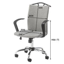 オフィスチェア 事務椅子 デスクチェア パソコンチェア ハンガー付き ハンガーラック 昇降 回転 座面 キャスター 脚 椅子 在宅ワーク テレワーク 【納期A】【azm-ofc-40】