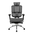 オフィスチェア 昇降機能 ロッキング 回転式 肘かけ 肘掛け ハイバック レッドレスト メッシュチェア 椅子 ブラック 黒 グレー 社長椅子 オフィス テレワーク 【納期A】【azm-ofc-72】