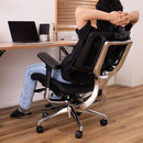 オフィスチェア 昇降機能 ロッキング 回転式 肘かけ 肘掛け ハイバック レッドレスト メッシュチェア 椅子 ブラック 黒 グレー 社長椅子 オフィス テレワーク 【納期A】【azm-ofc-72】