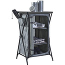 キャブネット 3段 折り畳み 棚 収納棚 折りたたみ スリム コンパクト 天板 テーブル サイドテーブル 収納付き キャンプ 屋外 アウトドア 釣り 旅行 行楽 【納期B】【azm-olc-627】