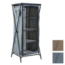 キャビネット 4段 折り畳み 棚 収納棚 折りたたみ スリム コンパクト 天板 テーブル サイドテーブル 収納付き キャンプ 屋外 アウトドア 釣り 旅行 行楽 【納期B】【azm-olc-628】