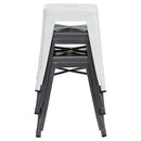 スツール 椅子 スチール おしゃれ スタイリッシュ 重ねられる スタッキング 【納期A】【azm-pc-131】