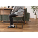 スツール 椅子 腰掛け シンプル コーデュロイ かわいい 北欧 おしゃれ 韓国風 デザイン 円形 ラウンド型 丸 インダストリアル グリーン 緑 グレー くすみカラー 【納期B】【azm-pc-15】