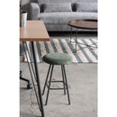 スツール 椅子 腰掛け シンプル コーデュロイ かわいい 北欧 おしゃれ 韓国風 デザイン 円形 ラウンド型 丸 インダストリアル グリーン 緑 グレー くすみカラー 【納期B】【azm-pc-15】