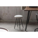 スツール 椅子 腰掛け シンプル コーデュロイ かわいい 北欧 おしゃれ 韓国風 デザイン 円形 ラウンド型 丸 インダストリアル グリーン 緑 グレー くすみカラー 【納期B】【azm-pc-15】