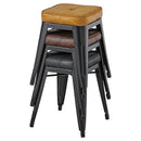 スツール 椅子 クッション座面 フェイクレザー 合皮 おしゃれ 高級感 スタッキング可能 【納期A】【azm-pc-251】