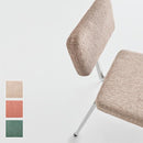 ダイニングチェア 椅子 おしゃれ 北欧 シンプル かわいい ナチュラル pop 白 ホワイト 脚 スチール 座面 背もたれ クッション性 厚み ベージュ 緑 グリーン 赤系 【納期A】【azm-pc-259】