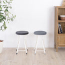 スツール 折りたたみ クッション座面 椅子 背もたれなし 【納期B】【azm-pc-31】