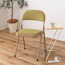折りたたみチェア 折り畳みチェアー 折畳み 椅子 簡易 シンプル クッション 座面 背もたれ カジュアル おしゃれ かわいい コンパクト スリム 収納 省スペース 【納期B】【azm-pc-33】