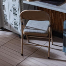 折りたたみチェア 折り畳みチェアー 折畳み 椅子 簡易 シンプル クッション 座面 背もたれ カジュアル おしゃれ かわいい コンパクト スリム 収納 省スペース 【納期B】【azm-pc-33】