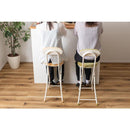 カウンターチェア 椅子 ハイタイプ 座高60cm ハイスツール シンプル おしゃれ カジュアル 背もたれ 折りたたみ 折り畳み スリム コンパクト 省スペース 収納 【納期B】【azm-pc-35】